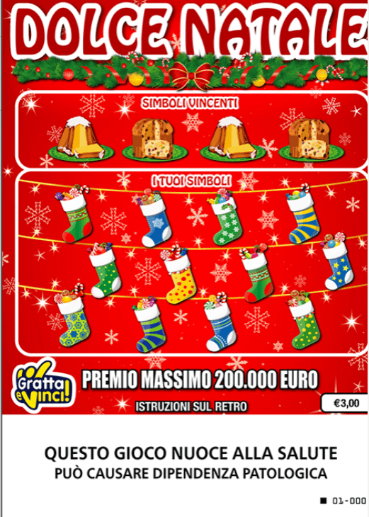 Dolce Natale Gratta e Vinci