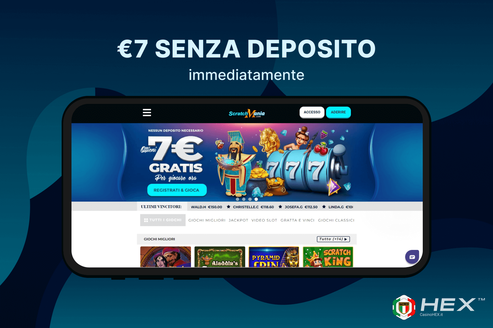 Bonus immediato senza deposito e senza documento stranieri