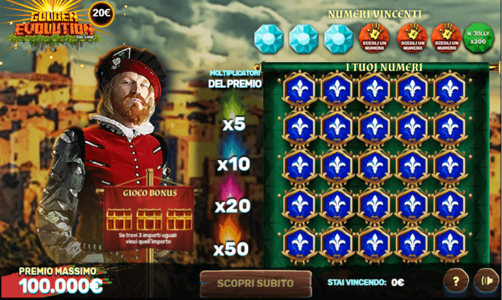 Golden Evolution Gratta e vinci