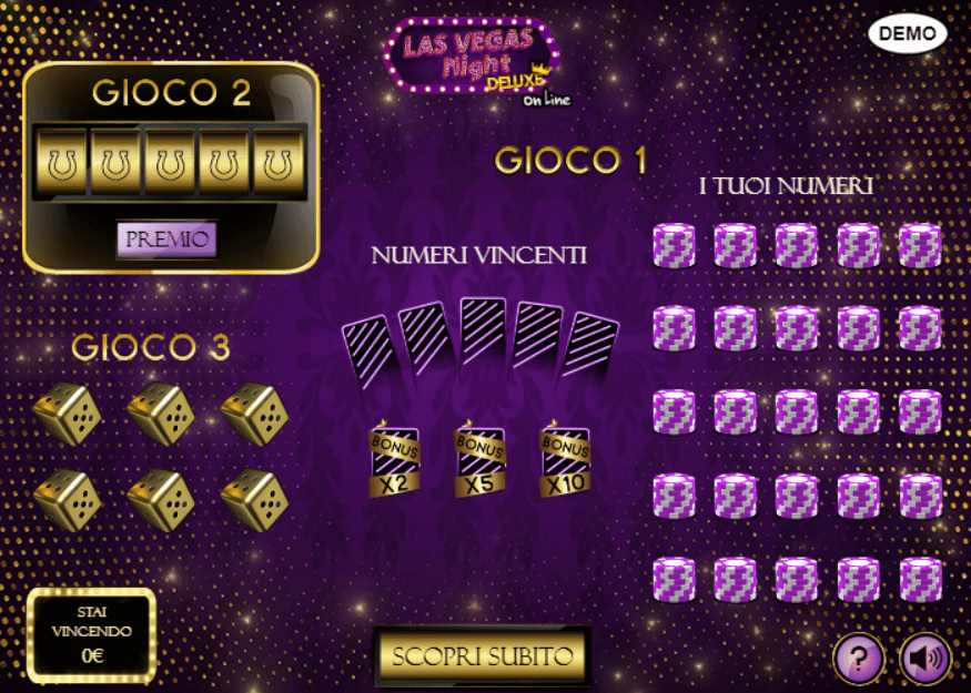 Las Vegas Night Deluxe Gratta e Vinci