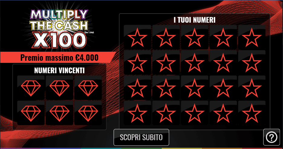 Multiply The Cash Gratta e Vinci