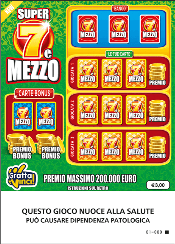 New Super Sette e Mezzo Gratta e Vinci