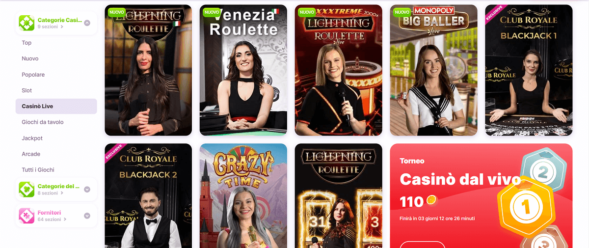 Nomini Casino Live