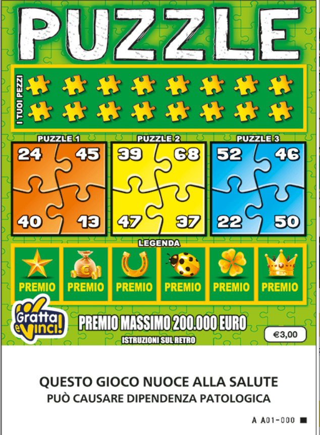 Puzzle Gratta e Vinci