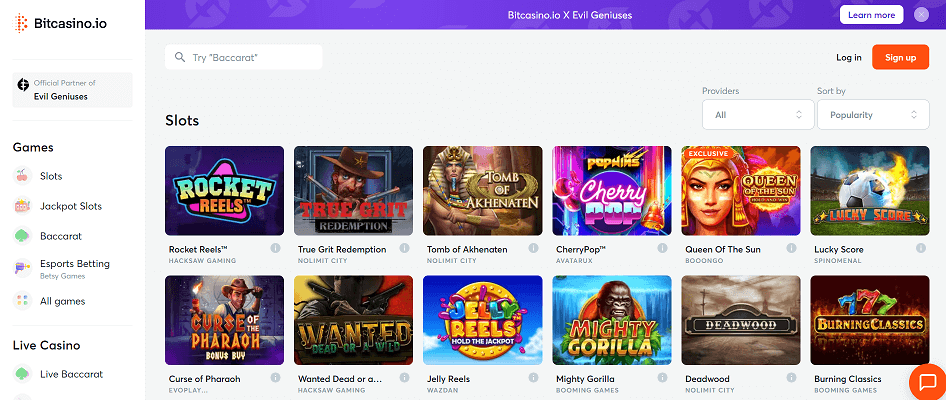 bitcasino slot