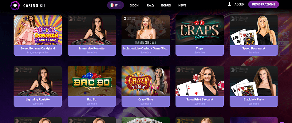 Casinobit.io Casino live