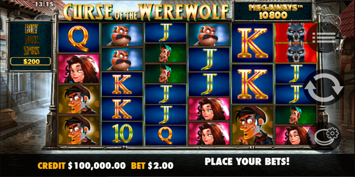 curse of the werewolf megaways pragmatic