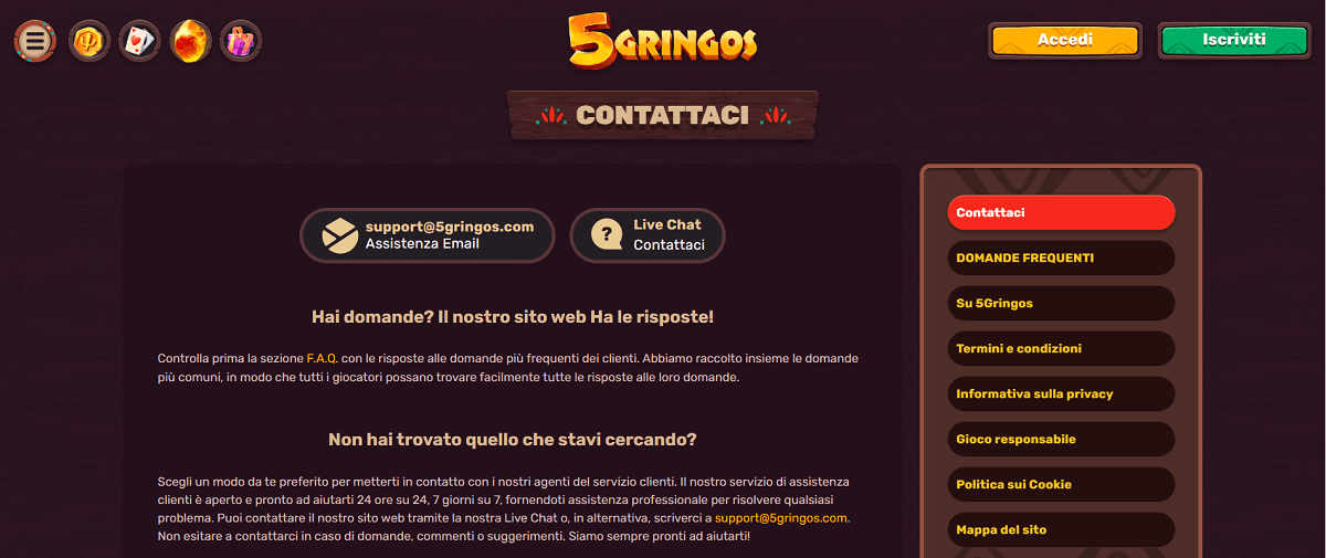 5Gringos Contatti