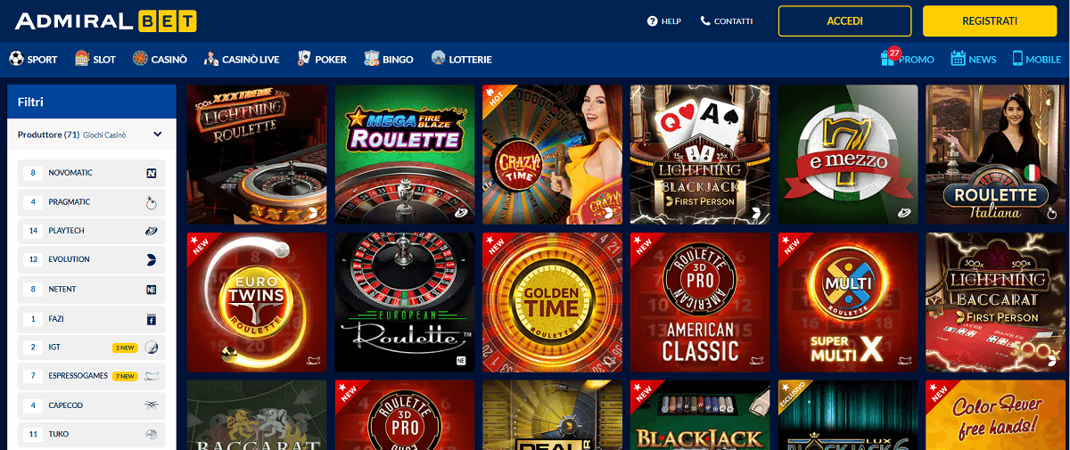 AdmiralYes Casino