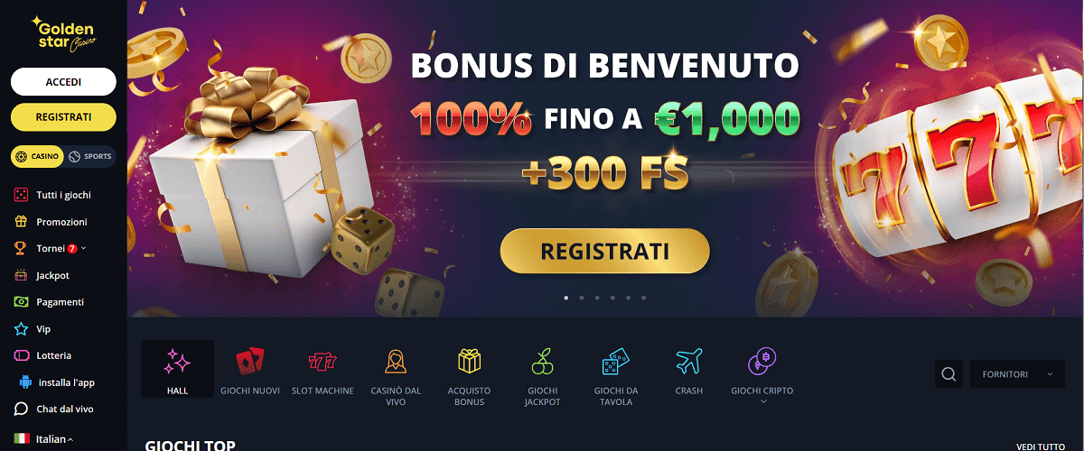 Golden Star Casino Home