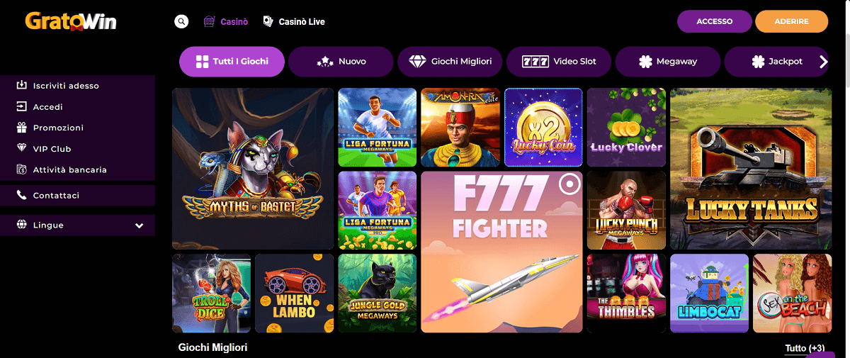 50 Giri Gratis Slot Gratowin