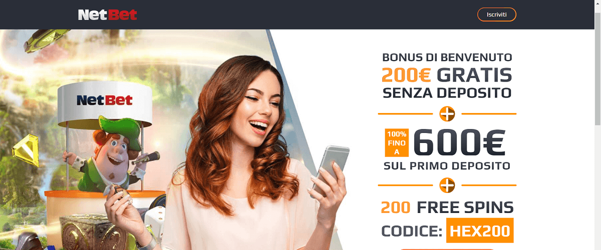 Codice bonus NetBet