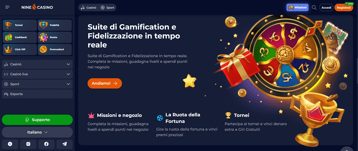 Nine Casino Ruota