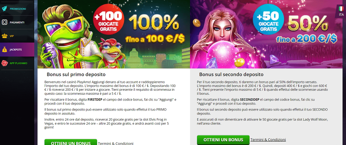 Playamo Bonus
