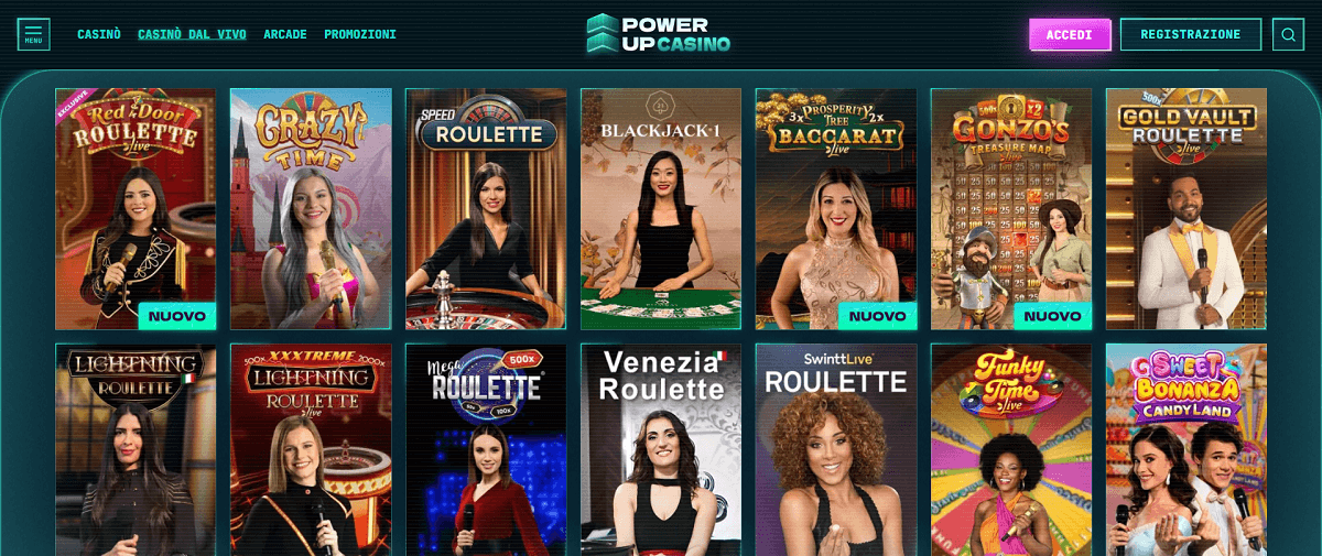 PowerUp Casino Live