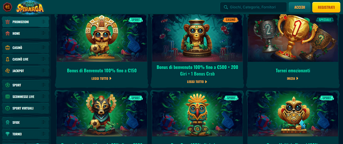 Spinanga Bonus