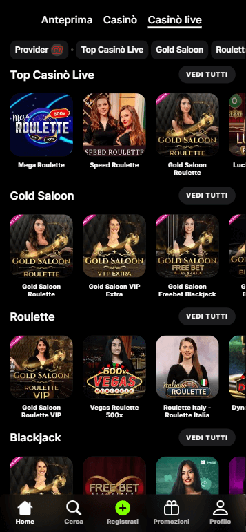Spinit Casino Live