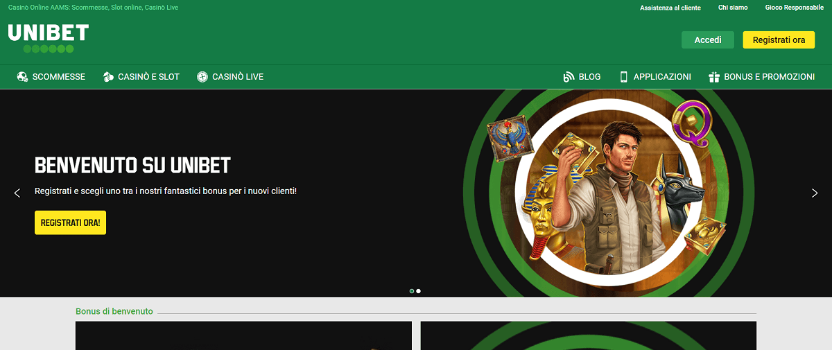 Unibet Homepage