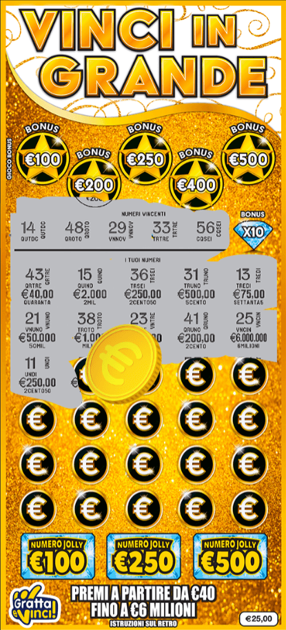 Vinci in Grande Gratta e Vinci