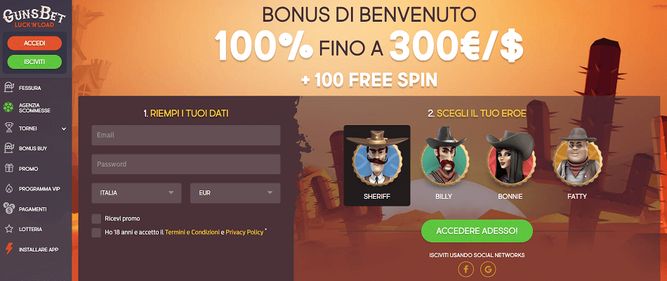 gunsbet casino 1