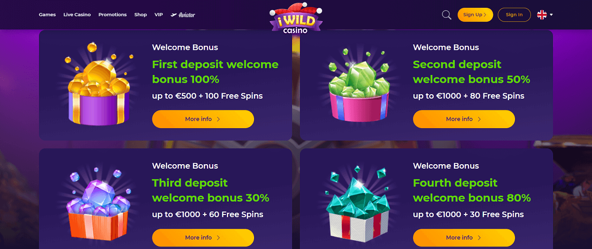 iWildCasino Bonus