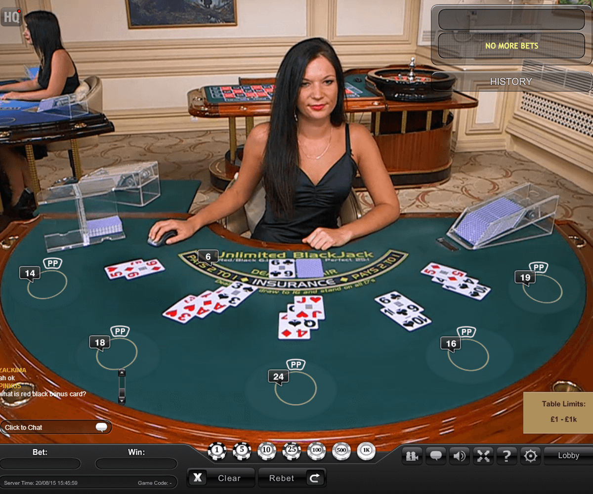 Live Unlimited Blackjack Playtech