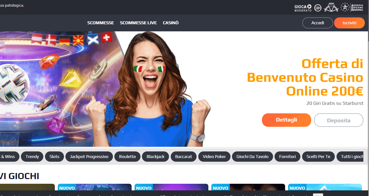 netbet codice bonus
