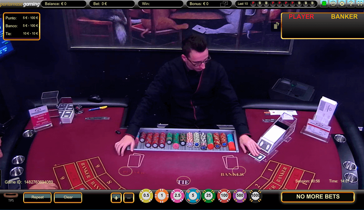 Baccarat live online