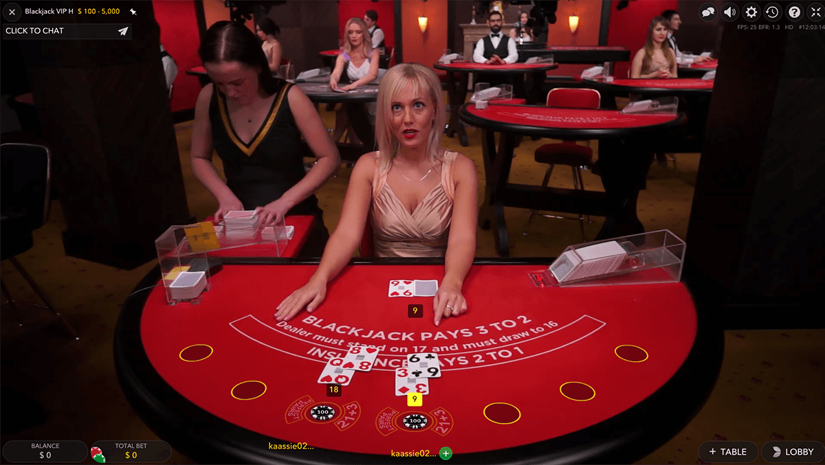 blackjack live online